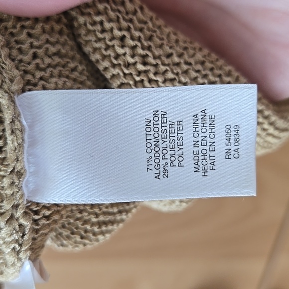 Jones New York Tan Knit Top, VGUC, Quiet Lux Vibes, Comfort Chic, Medium - Picture 9 of 9